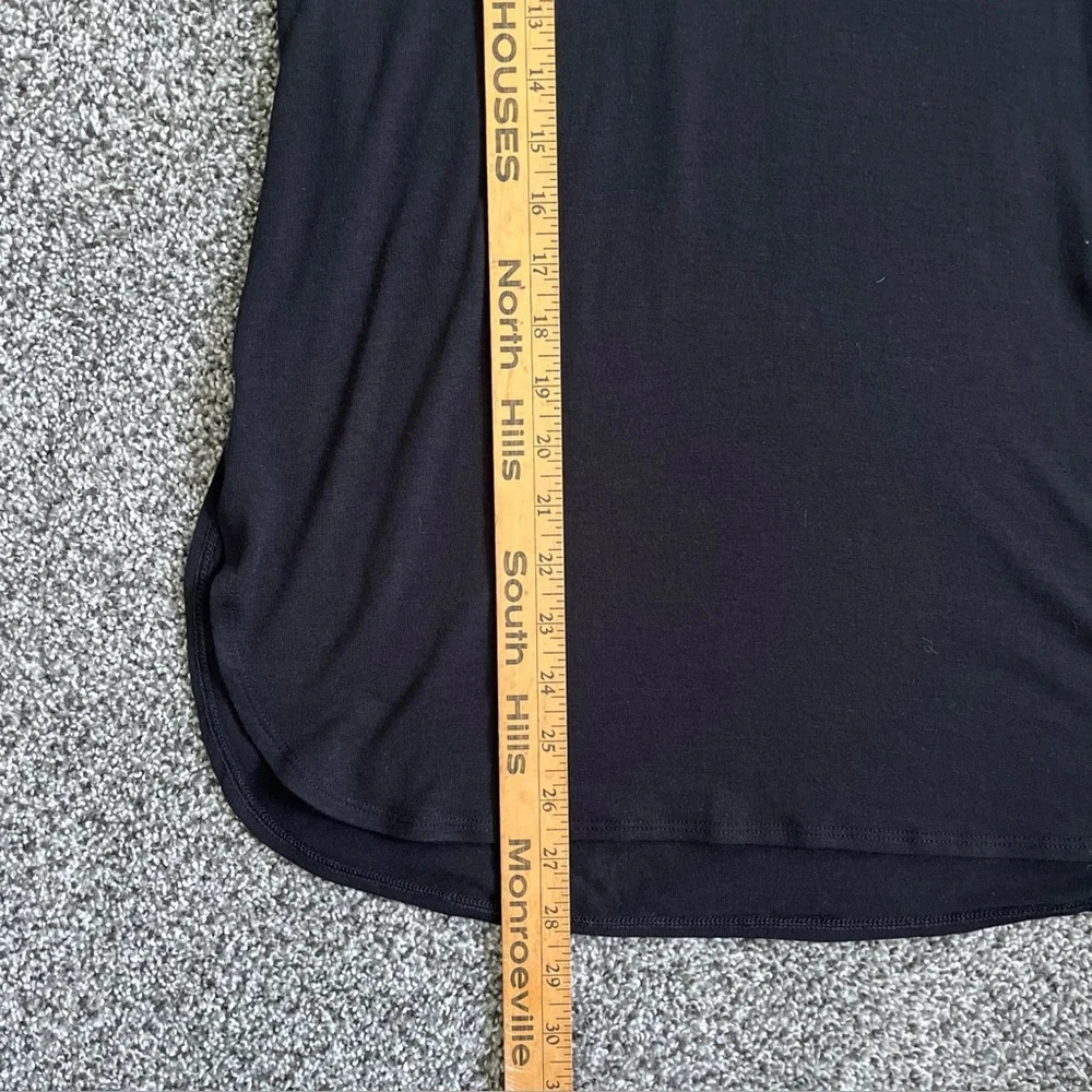 NWT Express One Eleven Strappy Black Tank Top Shirt Size XS Side Slits - Picture 11 of 13